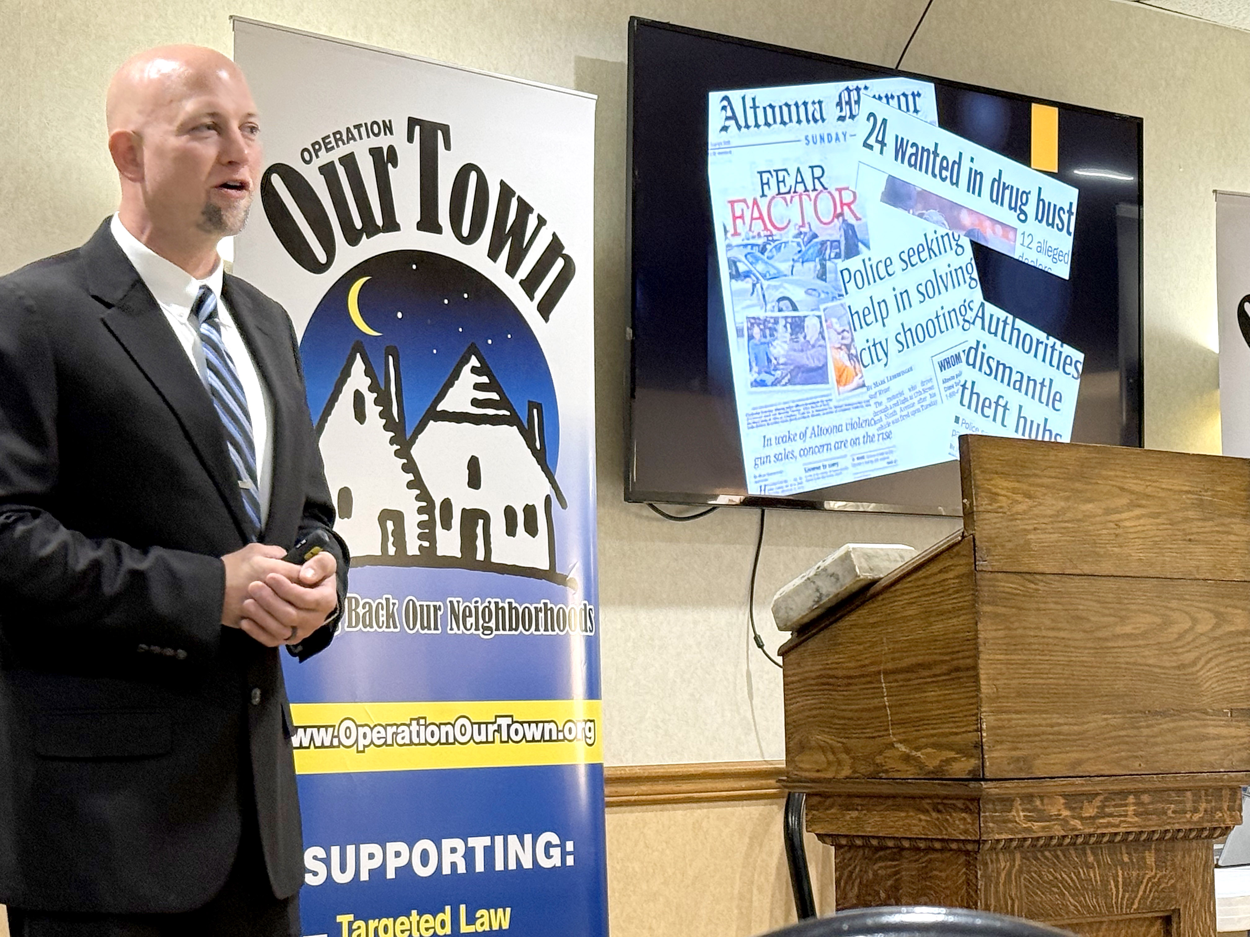 Blair County DA speaks at Operation Our Town event - Altoona Mirror